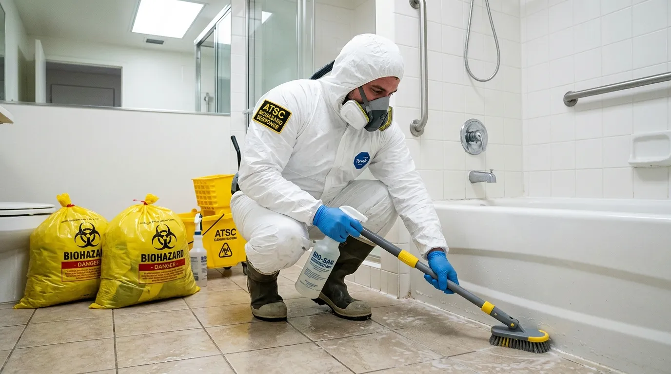 Decontamination equipment deployed for Blood Cleanup in Sauk Village